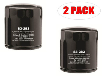 Oregon 83-283 (2 Pack) Oil Filter Replaces AM101207 491506