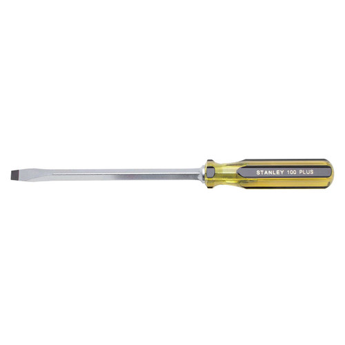 Stanley 100 Plus Square Blade, Standard Tip Screwdriver 3/8" x 8"