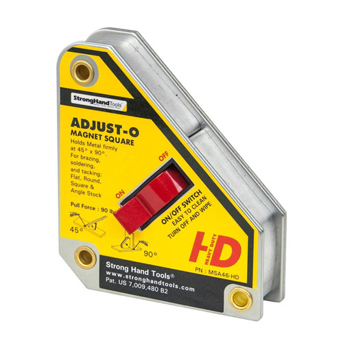 Strong Hand Tools Adjust-O Magnetic Square, 90 lb.-Pull Force