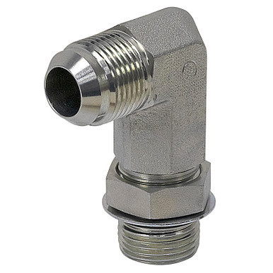 JIC 12 Male x SAE 12 Male 90 Degree Elbow 6801-L-12-12 Adapter