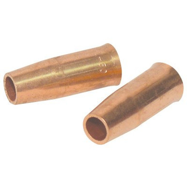 Best Welds Self-Insulated MIG Gun Nozzles, 3/8 in Bore, Tapered, 2/PK, #21T37