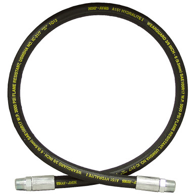 3/8" x 300" 3/8 NPTM x 3/8 NPTM SAE 100R17 Hydraulic Hose Assembly 3000 PSI NRP Jones