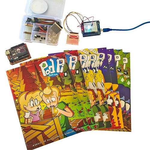 PodPi Adventures Kit Modules 0, 1, 2 & 3 for 6 Students