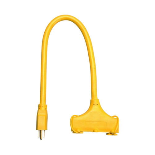 Master Electrician 3-Outlet Extension Cord 12/3, 2'L