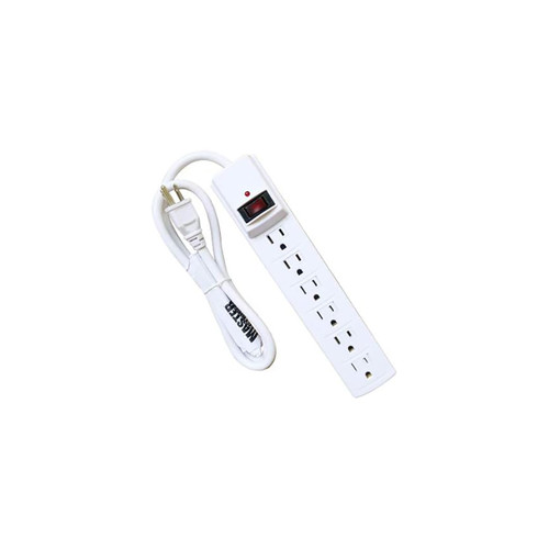 Master Electrician 6-Outlet Surge Protector, 3' Cord