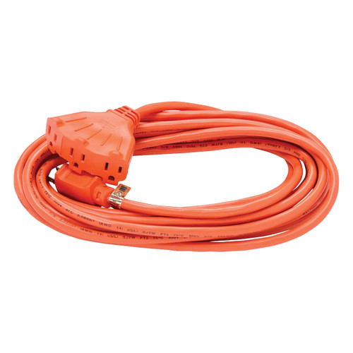Master Electrician 14/3 3-Outlet Extension Cord, 50'L