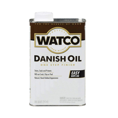 Watco Danish Oil Stain & Finish, Natural, Gal.