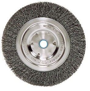 Weiler 6" Coarse Wire Wheel, 1/2"-5/8" Arbor