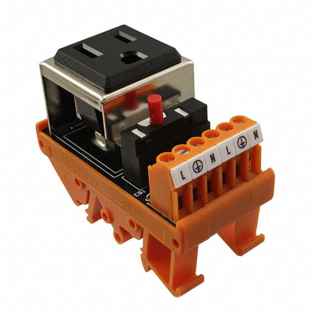 Weidmuller RS-Simplex 9915480001 Single AC Outlet 120VAC DIN-Rail Mount