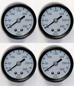 DeWalt D55141 Air Compressor (4 Pack) Replacement Pressure Gauge - A17166-4PK