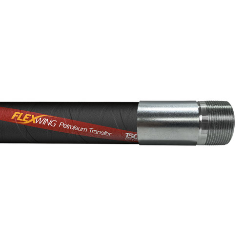 Continental ContiTech Flexwing 150 PSI Petroleum 1 in. Transfer Hose Assemblies w/ Male NPT Ends