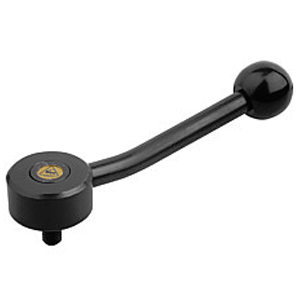 Kipp 5/8-11x25 Adjustable Tension Levers, Low Profile, External Thread, 15 Degrees, Size 3 (Qty. 1), K0114.3A62X25