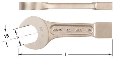 Wrench, Striking Open 88mm - Non-Sparking, Non-Magnetic WSO-88