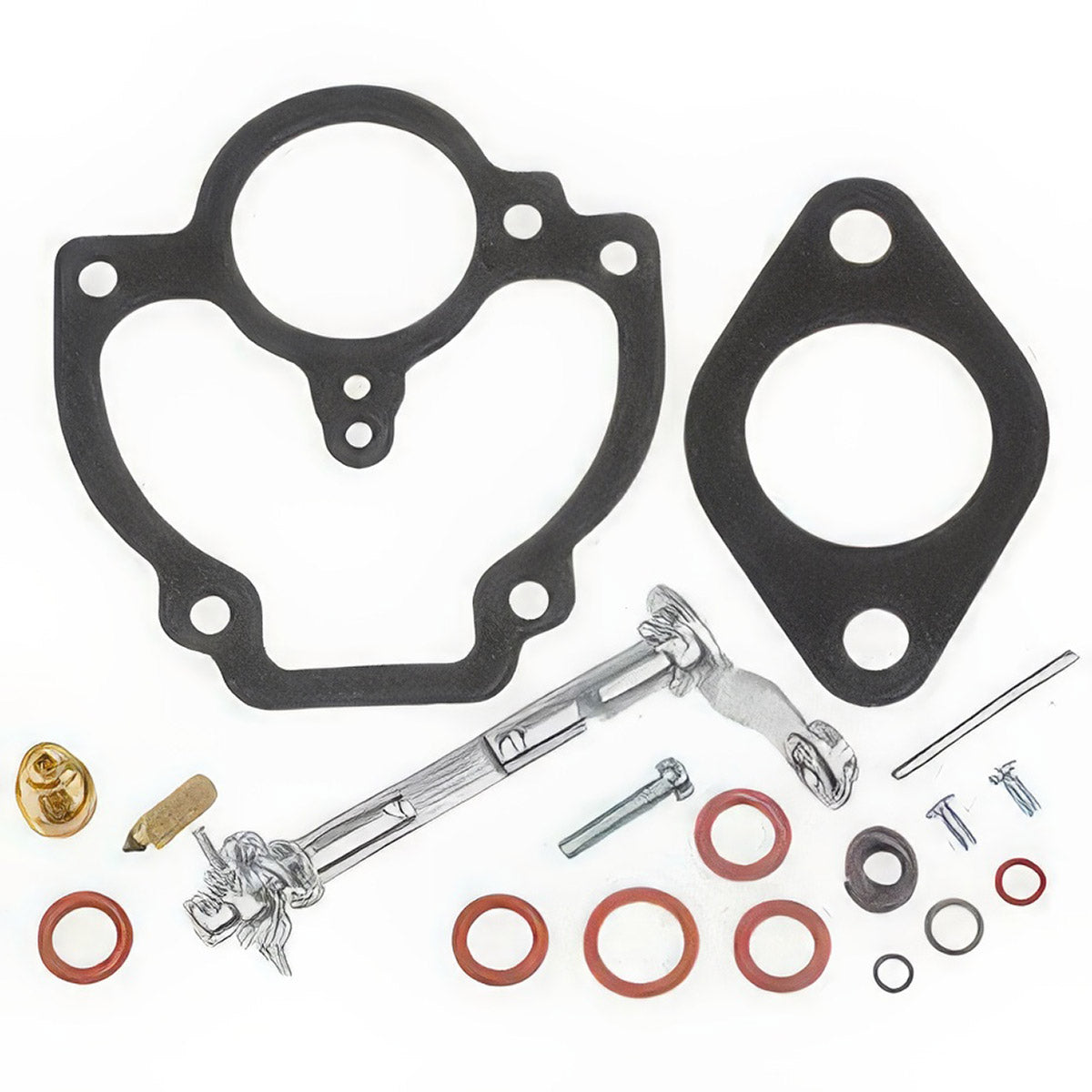 TISCO Complete Carburetor Repair Kit for Case