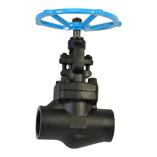 Chicago Valves 384SW010 1 in. Forged Steel Globe Valve - Socket Weld, Class 800, 1975 PSI
