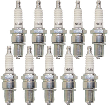 NGK 10 Pack of Genuine OEM Replacement Spark Plugs - CMR6H-10PK