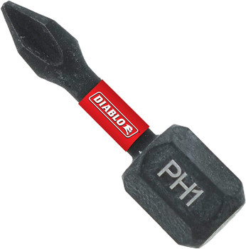 Diablo DPH11P5 1" -1 Phillips Drive Bits(5-Pack)