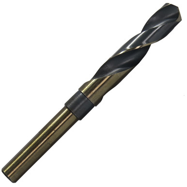 41/64" Reduced Shank HSS Black & Gold KFD Drill Bit KFDRSD3/8X41/64