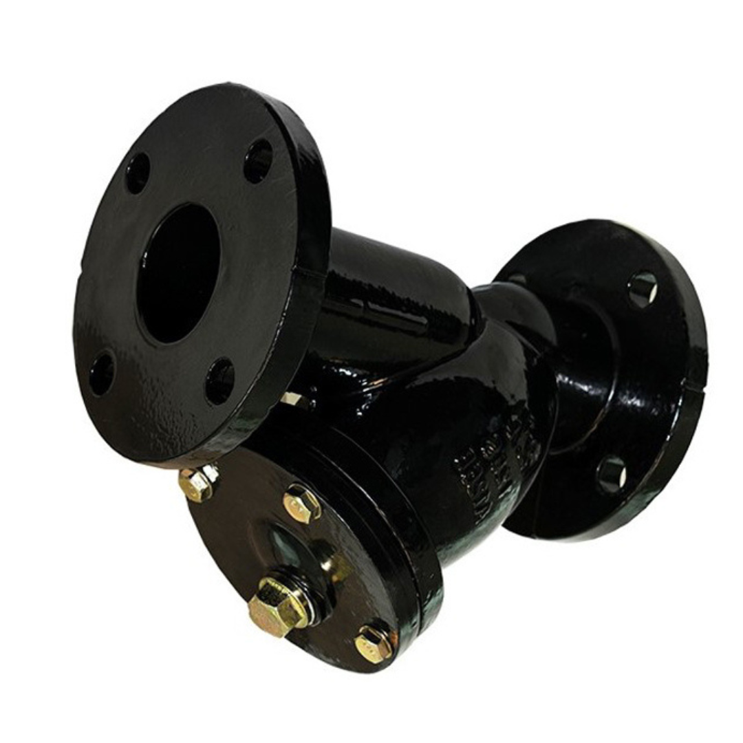 Jomar 106-604 4 Inch Cast Iron Y-Strainer, Flanged Connection, Class 125