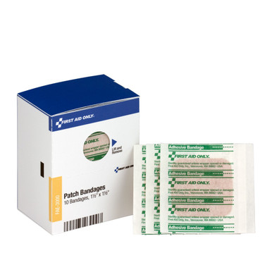 SmartCompliance Refill 1 1/2"x 1 1/2" Patch Plastic Bandages, 10 Per Box FAE-3000