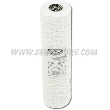 H2Only 25M-BCSS-10, 25 Micron Wound Bleached Cotton SS Core