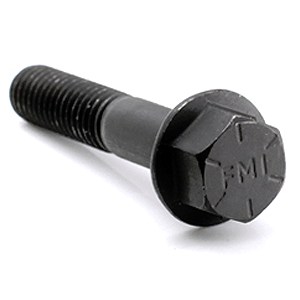 5/8"-18 x 2-1/2" Grade 8 Frame Bolt, Non-Indented, Non-Serrated, Black Phosphate & Oil (130/Bulk Pkg.)