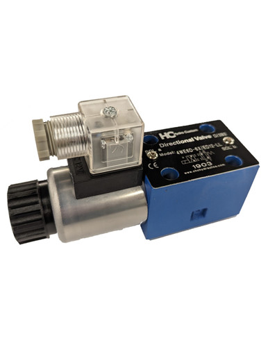 Cetop D03 (ISO NG6) Solenoid OperatedDirectional Valves: 120 VAC DIN, 4-way 2-Position, Spring Return