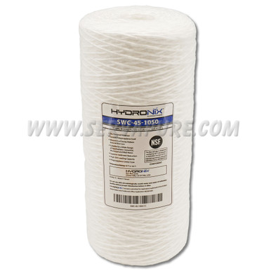 Hydronix SWC-45-1050, Sediment String Wound Cartridge, 4.5" x 9.875", 50 Micron