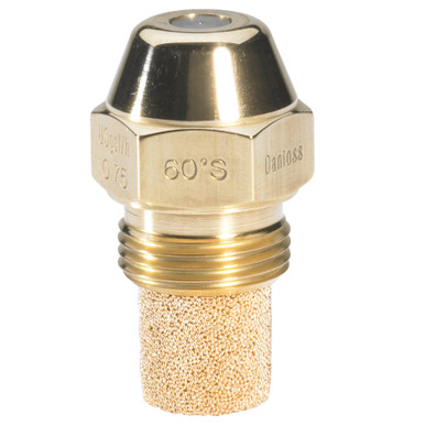 030F8929 Danfoss Oil Nozzles, OD S, 1.65 gal/h, 6.08 kg/h, 80 °, Solid