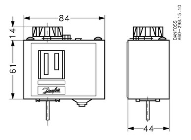 060L114366 Danfoss Thermostat, KP73