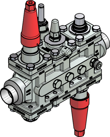 027L4148 Danfoss Valve station, ICF 25-6-5MA