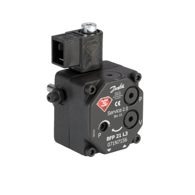 071N7156 Danfoss Oil Pumps, BFP 21, 24.00 L/h, Rotation: L, Nozzle/pressure outlet: L + R