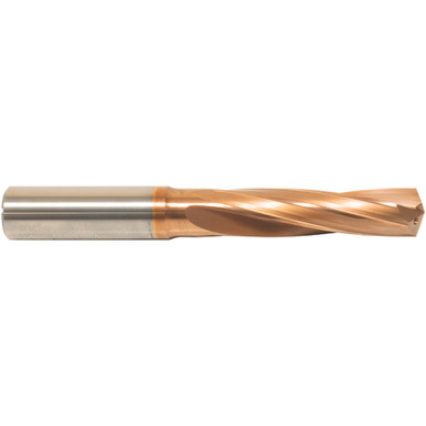 #40 Dia. x 1/8" Shank x 13/16" Flute Length x 2-1/2" OAL, 3xD, 135 Degree, ZrCN, 2 Flute, External Coolant, Round Solid Carbide Drill Series/List #NG04 MT711443490