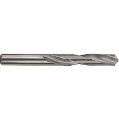 #10 Dia. x 0.1935" Shank x 1-5/8" Flute Length x 2-3/4" OAL, Standard, 118 Degree, Bright, 2 Flute, External Coolant, Round Solid Carbide Drill Series/List #5374 MT1251083
