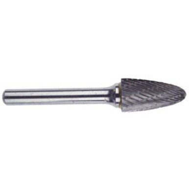 List No. 5970 - SF-5L6 - Carbide Burr - Double Cut - 6 Shank - Made In USA MT2859939