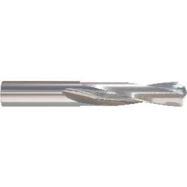 3/16" Dia. /16" Shank x 1-1/8" Flute Length x 2-3/16" OAL, Screw Machine, 135 Degree, Bright, 2 Flute, External Coolant, Round Solid Carbide Drill Series/List #5375 MT1350914