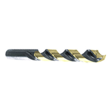 15/32 Dia - 5-3/4 " OAL - Gold-Black Oxide-HSS-Heavy Duty Split Pt Jobber Drill Series/List #1384 MT7812088