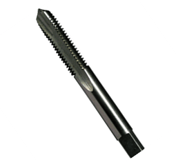1"-12 HSS Type 26 Bright Finish Straight Flute Hand Tap Set (Taper, Plug & Bottoming) (1 Set), Norseman Drill #55104