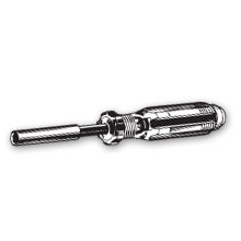 Spanner Driver Kit: 1 Magnetic Driver W/ 5 Bits (1/4" Hex)