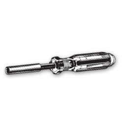 Spanner Driver Kit: 1 Magnetic Driver W/ 5 Bits (5/16" Hex)