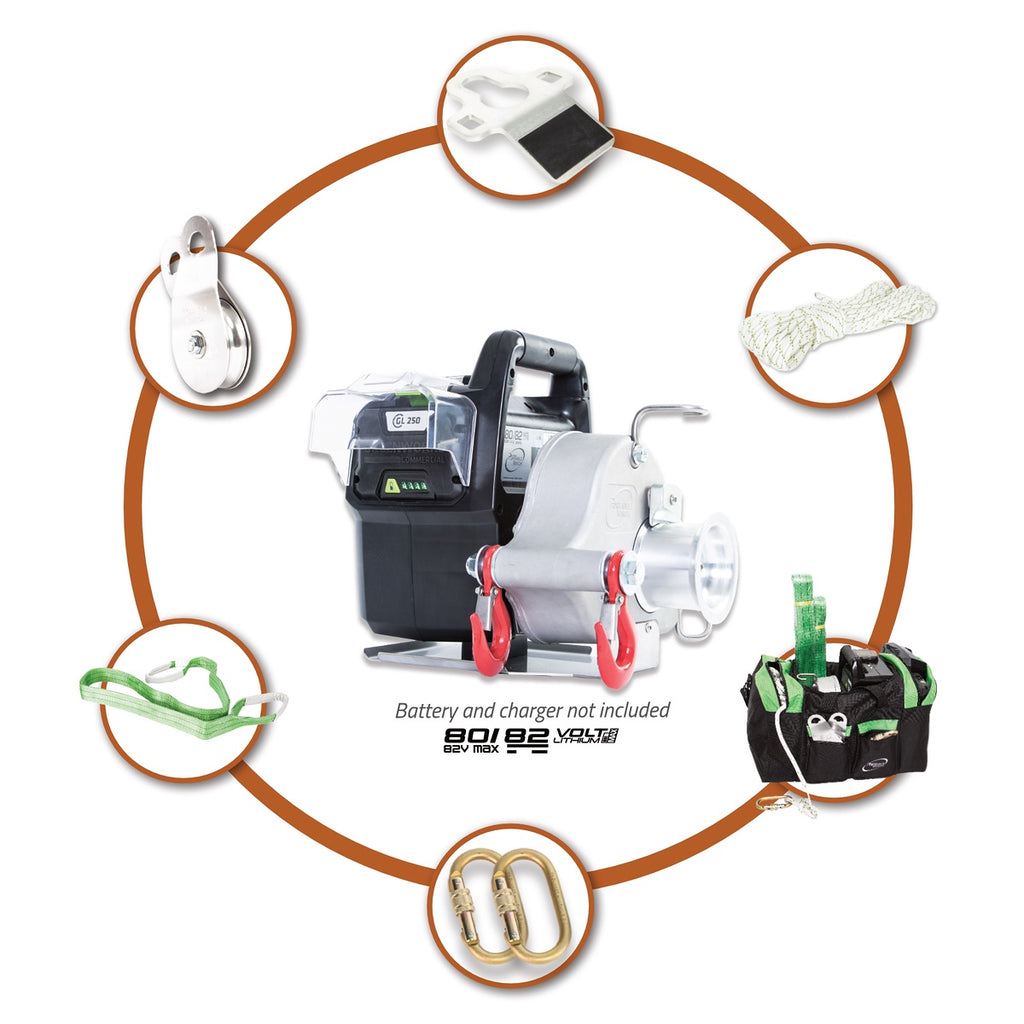 Portable Winch - PCW3000-LI-VK - Pulling Winch Off Road Kit