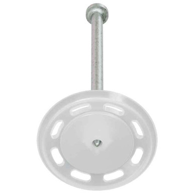 Simpson Strong Tie-PINWP-175W, Powder-Actuated Plastic-Washered Pin for Insulation Board, White, 1 3/4" (50/Pkg)