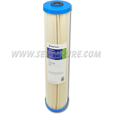 Pentek 255495, ECP20-20BB Pleated Cellulose-Polyester, 4.5'' x 20'', 20 Micron