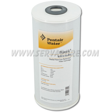 Pentek 655005-43, RFFE10-BB Radial Flow Iron Reduction, 4.5'' x 10''