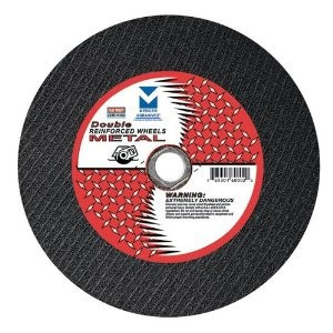 18" x 5/32" x 1" Stationary Saw Cut-Off Wheel - Double Reinforced, Mercer Abrasives 600100 (5/Pkg.)