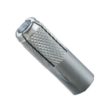 3/8" Knurled Drop-in Anchor w/tool, Zinc (1,000/Bulk Pkg.)