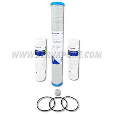 ServAPure SFP-101, MiniPak High Capacity 3-Stage Replacement Filter Pack: (1) 155014, (1) 255417, (1) 155225, (3) 151121, (1) Lube 111