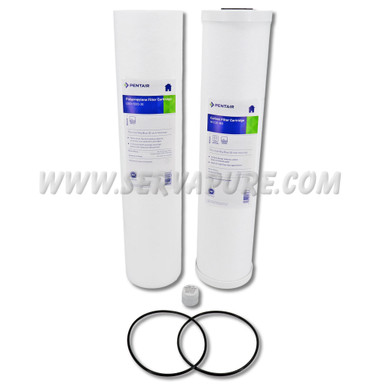 Serv-A-Pure SFP-507, Replacement Filter Pack For The 72130 Filter System: (1) 155358, (1) 155247, (2) 151122, (1) LUBE-111