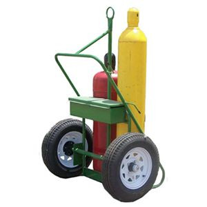 24" Cyllinder Cart - Oxygen, Acertylene - Lifting Eye, Perma Clamp, Firewall 554-30FW