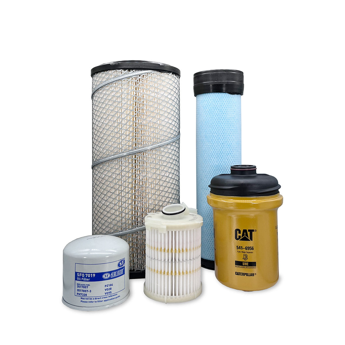 HERO Maintenance Filter Kit for Caterpillar 299D2 Compact Track Loader S/N BY4 00138-99999